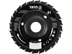 Диск фреза унив. по дереву для УШМ 115мм Yato YT-59173