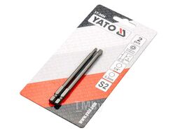 Биты HEX Tamper 3,0мм; 5,0мм 1/4"х100мм (2шт) S2 HRC58-62 Yato YT-0494