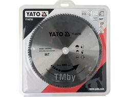Диск пильный с напаянными зубцами из твердых сплавов 315/30 96T Yato YT-60795