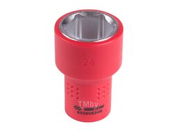 Головка торцевая диэлектрическая шестигранная 1/2", 24 мм KING TONY 4335VE24M