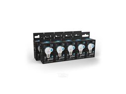 Лампа светодиодная Black 7Вт шар 4100К нейтр. бел. E27 550лм шаг. диммир. GAUSS 105102207-S