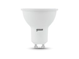 Лампа светодиодная Black 9Вт MR16 6500К холод. бел. GU10 830лм GAUSS 101506309