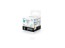 Лампа светодиодная Elementary 7Вт MR16 4100К нейтр. бел. GU5.3 550лм GAUSS 13527