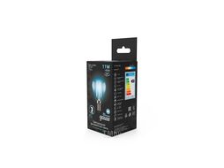 Лампа светодиодная филаментная Filament 11Вт шар 4100К нейтр. бел. E14 750лм GAUSS 105801211