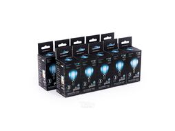 Лампа светодиодная филаментная Filament 11Вт шар 4100К нейтр. бел. E14 750лм GAUSS 105801211