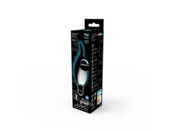 Лампа светодиодная филаментная Filament 9Вт свеча на ветру 4100К нейтр. бел. 610лм диммир. milky GAUSS 104201209-D