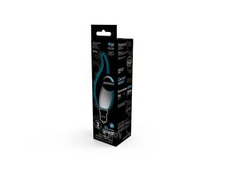 Лампа светодиодная филаментная Filament 9Вт свеча на ветру 4100К нейтр. бел. 610лм диммир. milky GAUSS 104201209-D