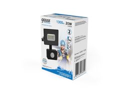 Прожектор светодиодный Elementary-S ДО 20Вт 6500К IP65 1300лм 175-265В датчик движения черн. GAUSS 628511320