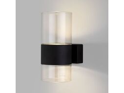 Настенный светильник Eurosvet 40021/1 LED чёрный/прозрачный