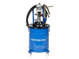 Установка пневматическая для раздачи густой смазки с баком NORDBERG 20 л NO5020