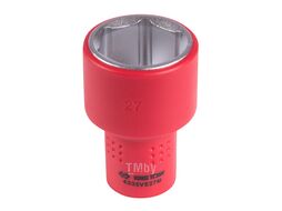 Головка торцевая диэлектрическая шестигранная 1/2", 27 мм KING TONY 4335VE27M