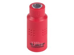 Головка торцевая диэлектрическая шестигранная 1/4", 6 мм KING TONY 2335VE06M