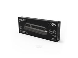 Блок питания для светодиодной ленты 100Вт 12В IP66 (драйвер) GAUSS 202023100