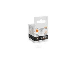 Лампа светодиодная Elementary 5.5Вт MR16 3000К тепл. бел. GU5.3 430лм GAUSS 13516