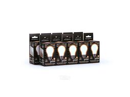 Лампа светодиодная филаментная Filament 10Вт A60 2700К тепл. бел. E27 820лм milky GAUSS 102202110