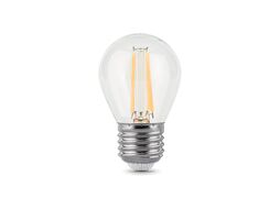 Лампа светодиодная филаментная Filament 11Вт шар 4100К нейтр. бел. E27 830лм GAUSS 105802211