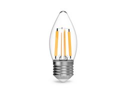 Лампа светодиодная филаментная Filament 7Вт Свеча 4100К E27 580лм GAUSS 103802207