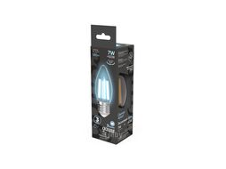 Лампа светодиодная филаментная Filament 7Вт Свеча 4100К E27 580лм GAUSS 103802207