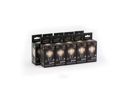 Лампа светодиодная филаментная Filament 7Вт шар 2700К тепл. бел. E27 550лм GAUSS 105802107