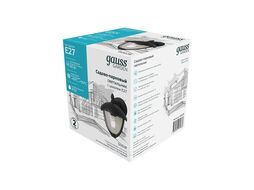 Светильник садово-парковый Aura 60Вт E27 IP54 170-240В 50Гц 188х210х238 на стену вниз GAUSS GD028