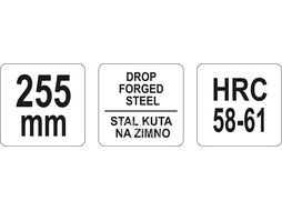 Ножницы по металлу 52х225мм (HRC58-61) Yato YT-1925
