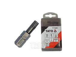 Бита TORX T30х25мм 1/4" (10шт) S2 HRC58-61 Yato YT-78146