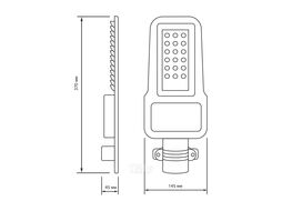 Светильник светодиодный Qplus ДКУ 30Вт 5000К IP65 3600лм 120-260В 370х145х45мм уличный КСС "Ш" GAUSS 629535330