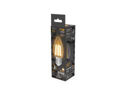 Лампа светодиодная филаментная Filament 11Вт Свеча 2700К E27 810лм GAUSS 103802111