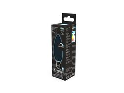 Лампа светодиодная филаментная Filament 9Вт свеча 4100К нейтр. бел. 610лм диммир. milky GAUSS 103201209-D