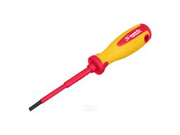 Отвертка Insulated, SL4,0 x 100 мм, CrMo, до 1000 В, двухкомп.рукоятка MATRIX PROFESSIONAL 12916