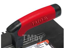 Гладилка 260х130мм зуб 10х10мм (нерж.) Yato YT-5204