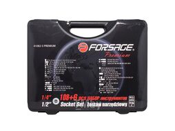 Набор инструментов 108+6пр.1/41/2(6гр.)+(гол.-бита1/4:T40 FORSAGE 41082-5 PREMIUM