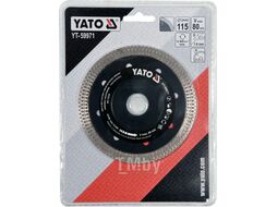 Круг алмазный для плитки 115x22.2x1.6мм Yato YT-59971