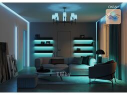 Лампа светодиодная умная Smart Home 10Вт A60 RGBW 2700-6500К E27 1055лм измен. цветов. темпер. + диммир. управление по Wi-Fi GAUSS 1180112