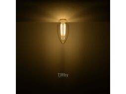 Лампа светодиодная филаментная Filament 11Вт свеча 2700К тепл. бел. E14 810лм GAUSS 103801111