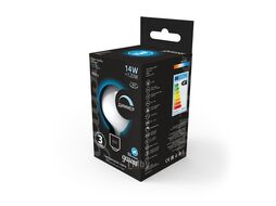 Лампа светодиодная филаментная Filament 14Вт G200 4100К нейтр. бел. E27 1170лм диммир. milky GAUSS 153202214-D