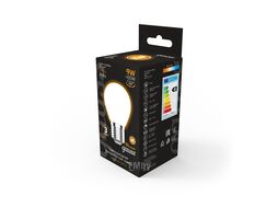 Лампа светодиодная филаментная Filament 9Вт шар 3000К тепл. бел. E27 590лм milky GAUSS 105202109