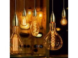 Светильник декоративный Decor Лофт E27 подвесной с проводом 1м бронз. GAUSS PL032