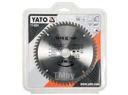 Диск пильный по алюминию 200х30х60T Yato YT-6091