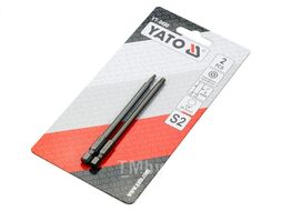 Биты TORX sec. T10, T25 1/4"х100мм (2шт) S2 HRC58-62 Yato YT-0490