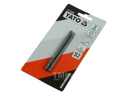 Биты 4,0мм, 5,0мм 1/4"х100мм (2шт) S2 HRC58-62 Yato YT-0484