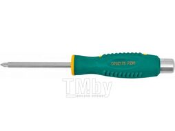 Отвертка стержневая POZIDRIV® , ударная, силовая под ключ, PZ1x75 Jonnesway D70Z175