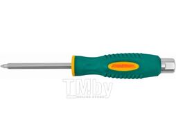 Отвертка стержневая POZIDRIV® , ударная, силовая под ключ, PZ1x75 Jonnesway D70Z175