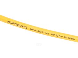 Шланг воздушный на катушке гибридный PVC ф8х12мм, 15+1м NORDBERG HR0815HPVC