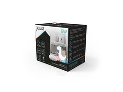 Светильник светодиодный Qplus GTL701 6Вт 330лм 2700-6000К 5В Li-ion 1200мА настольный детский бел. диммир. GAUSS GT7011