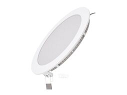 Светильник светодиодный Slim ДВО 15Вт 3000К IP20 990лм 180-265В d155мм 170х22мм кругл. встраив. монтажный GAUSS 939111115