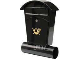 Ящик металлический почтовый 480х280х80мм черный Vorel 78590