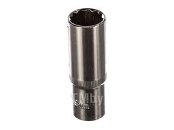 Головка торцевая глубокая 12-гранная 1/2"DR, 19 мм Ombra 112219