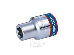 Набор торцевых головок KING TONY 1/2"&3/8", TORX Е-стандарт, E4-E20, вороток, 12 предметов 7112PR
