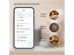 Лампа светодиодная умная Smart Home 5Вт свеча 2700К тепл. бел. 470лм диммир. управление по Wi-Fi GAUSS 1100112